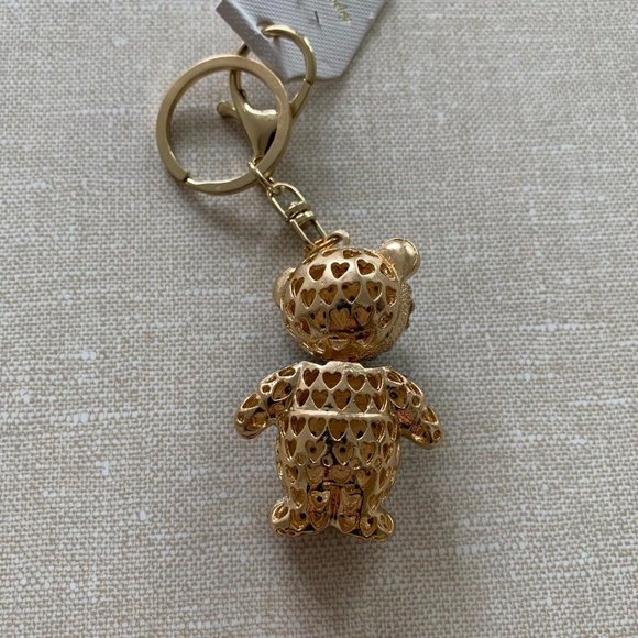 🌷3 for$25🌷Fashion Jewelry, Bejewelled Teddy Bear Keychain, NWT - Picture 4 of 6